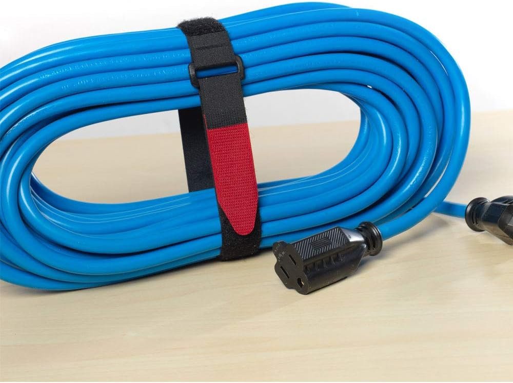 VELCRO Brand 90107 - All Purpose Straps - 18" x 1" All Purpose Strap, 2 Ct. - Black