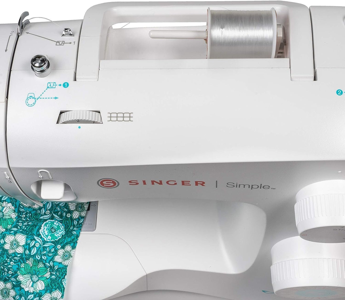 SINGER 00260 Clear Invisible Nylon Thread, 135-Yard