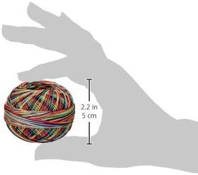 Handy Hands 210-Yard Lizbeth Cotton Thread, 25gm, Rainbow Splash,HH20184
