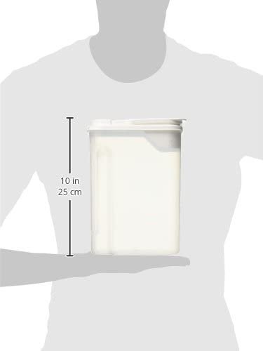 Buddeez 506099 136 3.75qt Bag-In All-Purpose Dispenser with Handle, 9.25" x 6.25" x 4.25", Clear