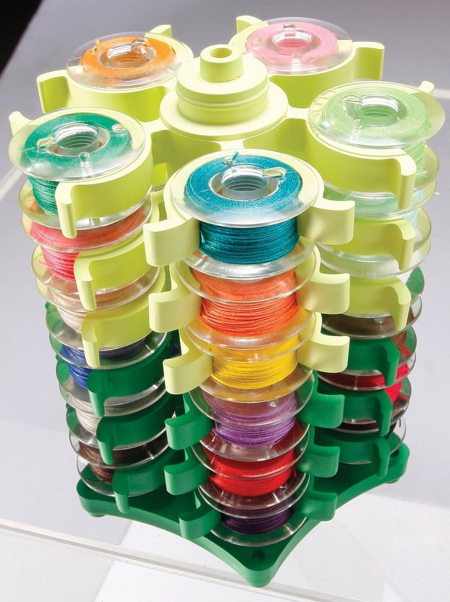 CLOVER Stack 'n Store Bobbin Tower with Nancy Zieman-3-1/2 X3-3/4