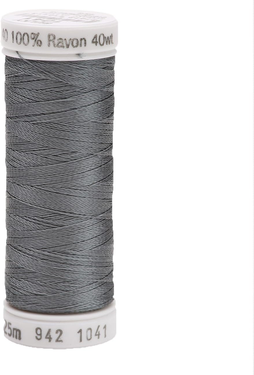 Sulky Rayon Thread 40wt 250yd, Medium Dark Gray