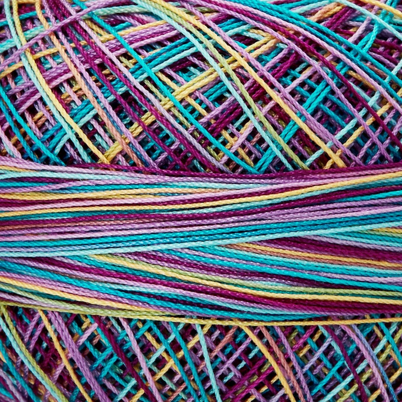 Lizbeth Size 80 (HH80155 184 Yds 10 Grams Cotton Thread, Ocean Sunset