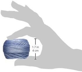 DMC 116 12-794 Pearl Cotton Thread Balls, Light Cornflower Blue, Size 12