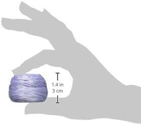 DMC 116 8-341 Pearl Cotton Thread Balls, Light Blue Violet, Size 8