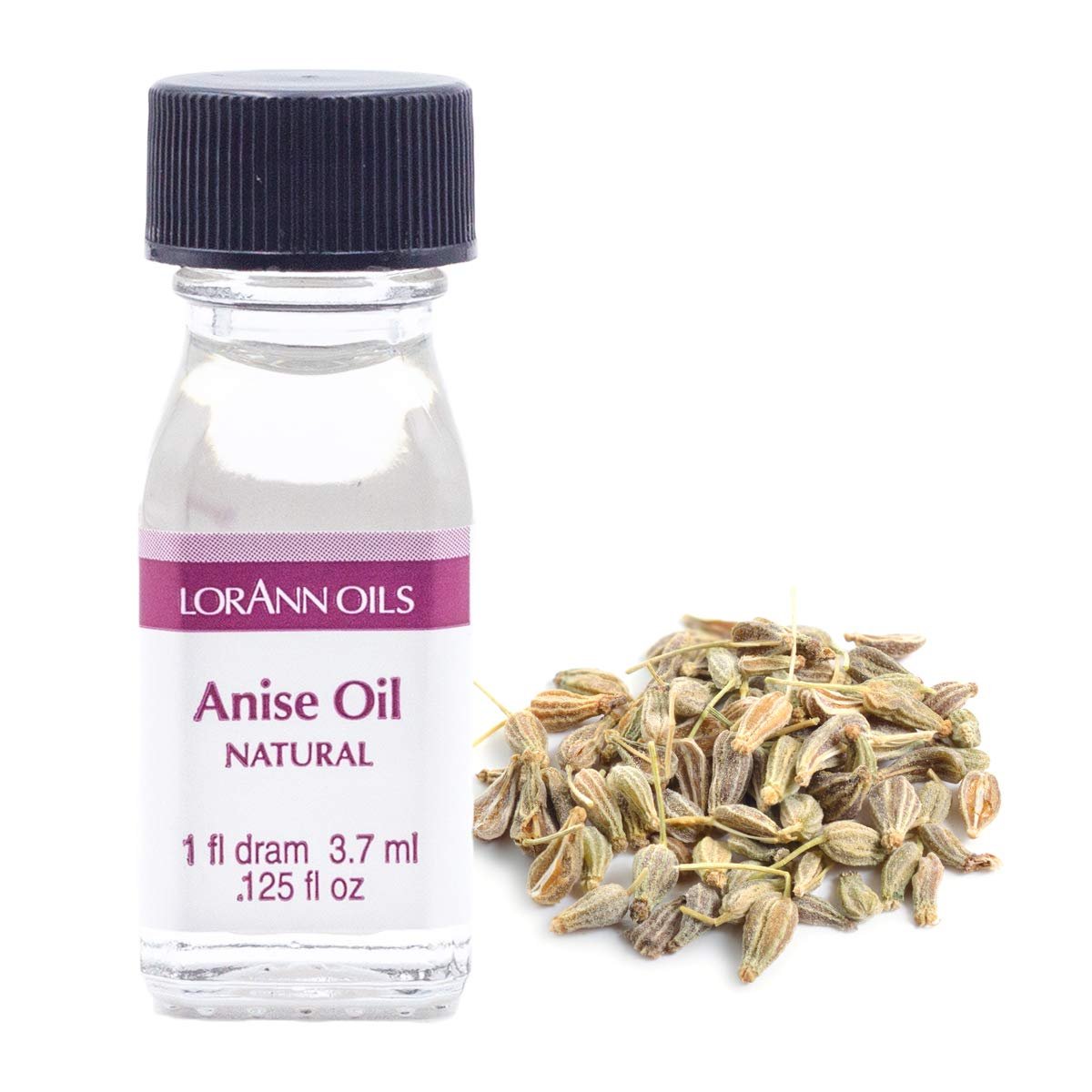 LorAnn Anise Oil SS, Natural Flavor, 1 dram bottle (.0125 fl oz - 3.7ml - 1 teaspoon)