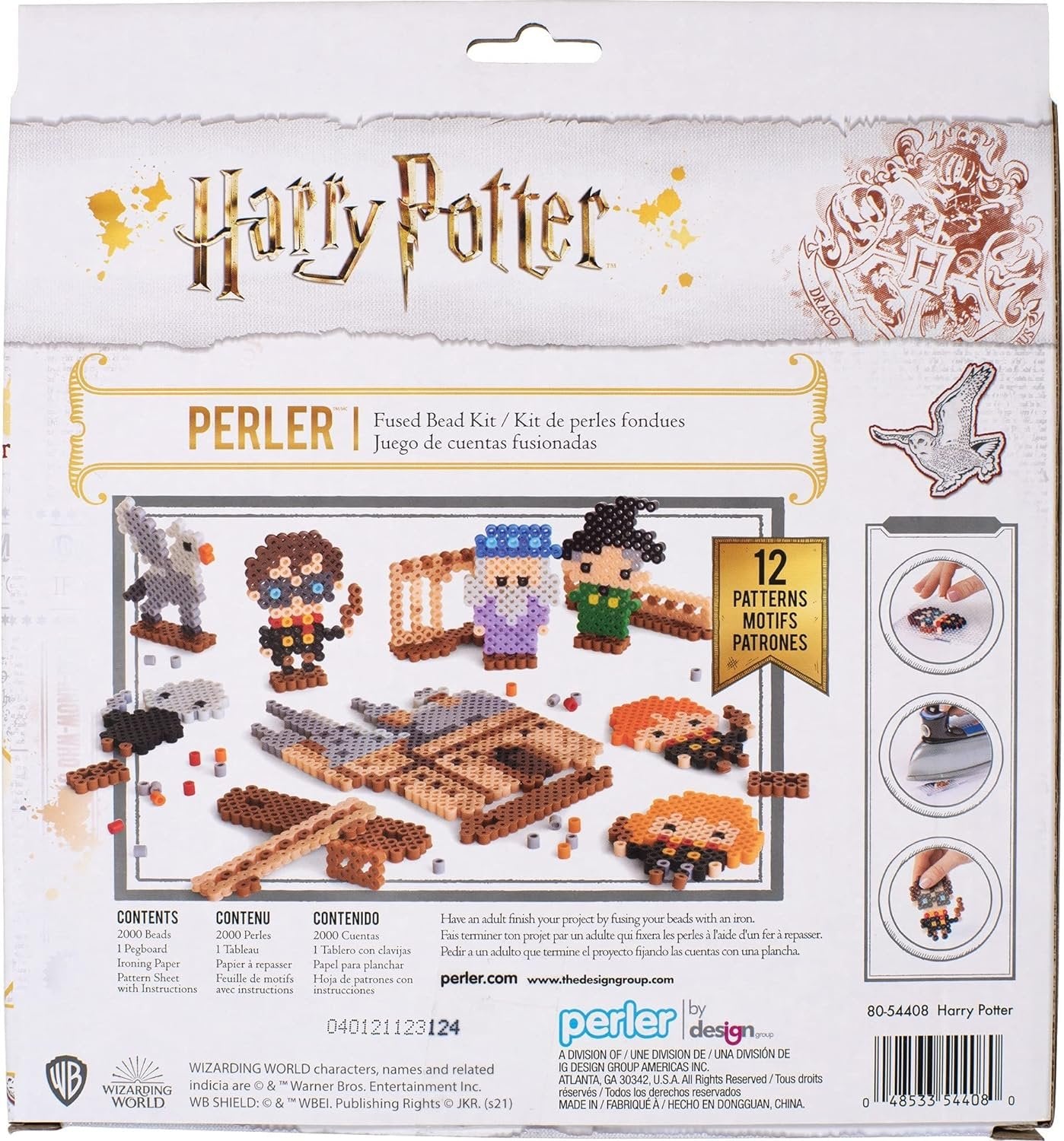 Perler 3D Hogwarts Harry Potter Fuse Bead Craft Kit, Multicolor 2004 Piece