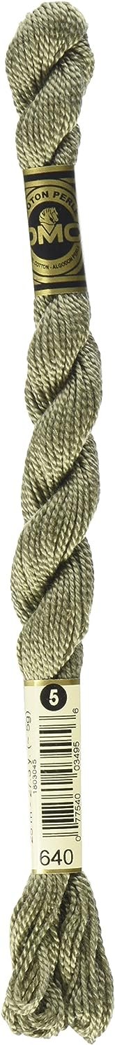 DMC 115 5-640 Pearl Cotton Thread, Very Dark Beige Gray, Size 5