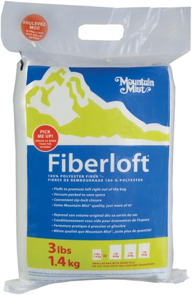 Mountain Mist Fiberloft Polyester Stuffing, 3 Pounds (303MM)