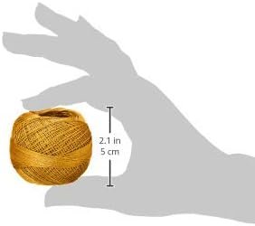 Liz Metallic Size 20 Thread 155 yrds 25 grams, Gold