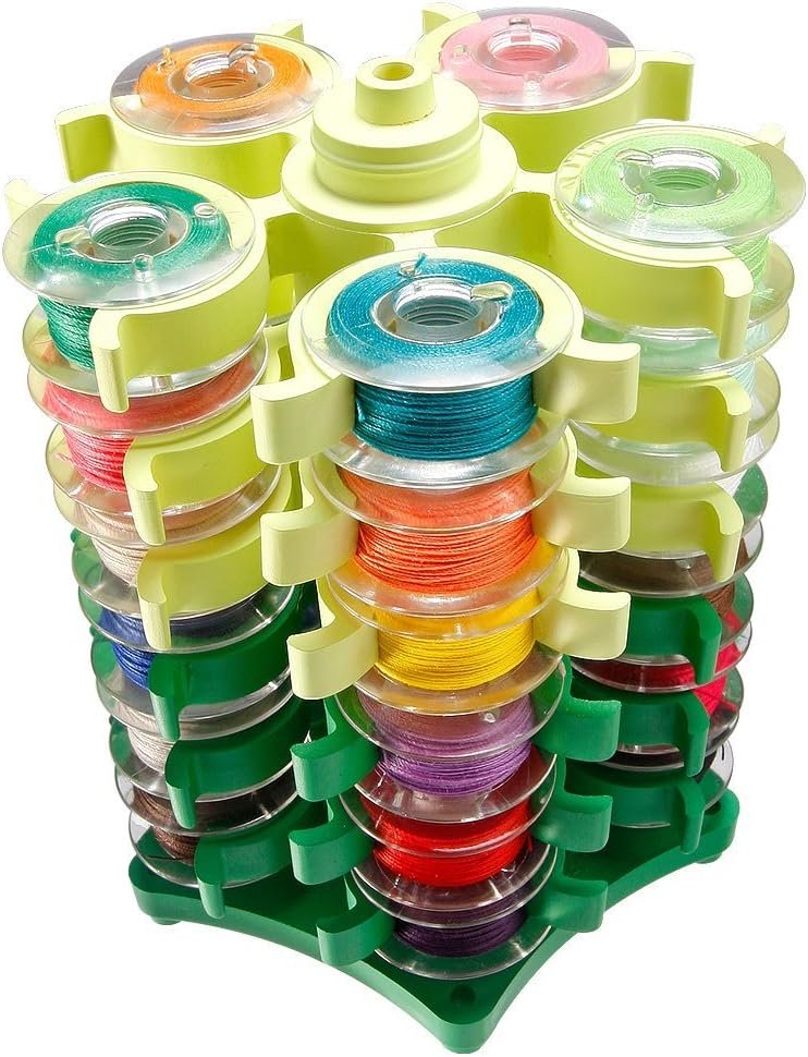 CLOVER Stack 'n Store Bobbin Tower with Nancy Zieman-3-1/2 X3-3/4