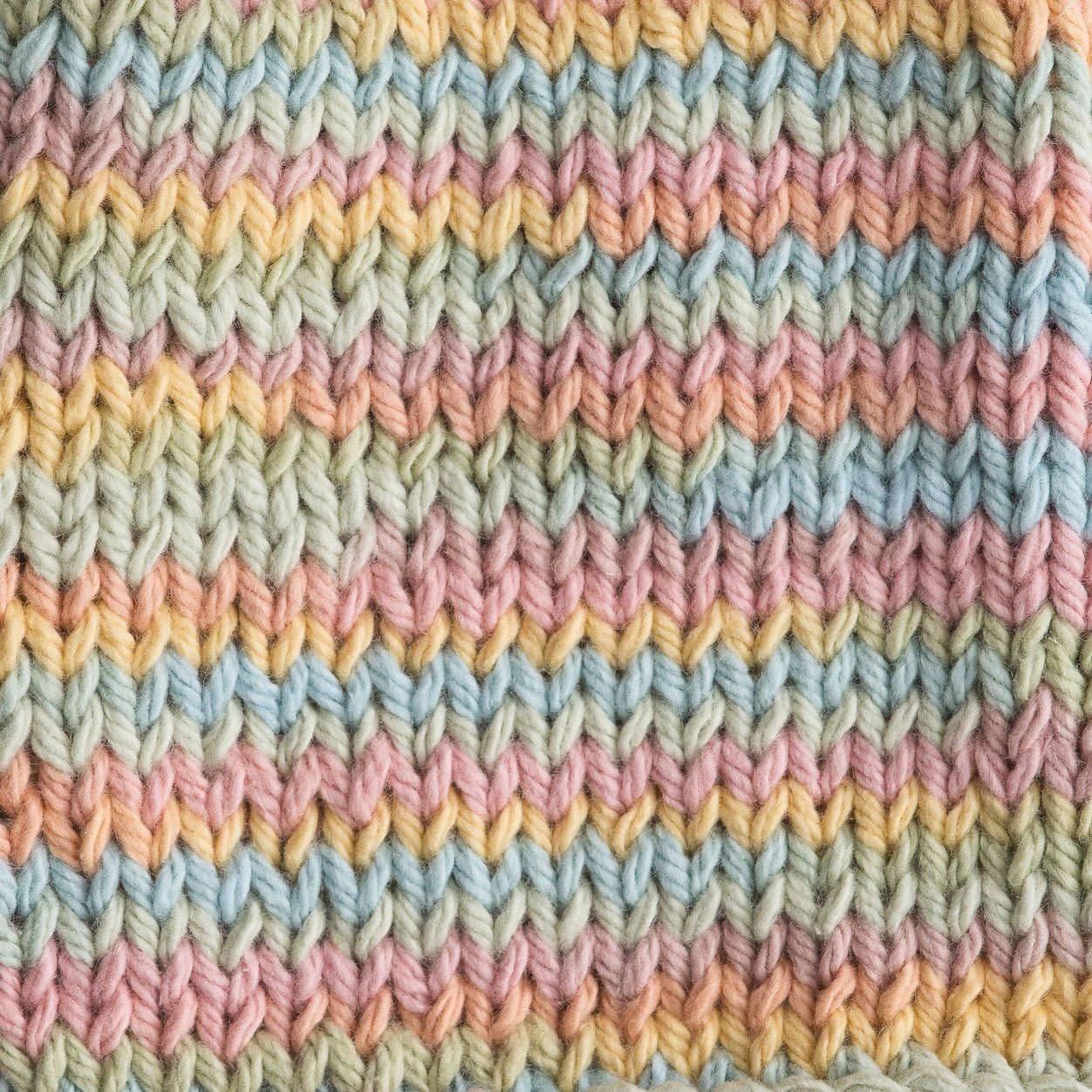 Lily Sugar 'N Cream The Original Ombre Yarn, 2oz, Gauge 4 Medium, 100% Cotton, Butter Cream - Machine Wash & Dry