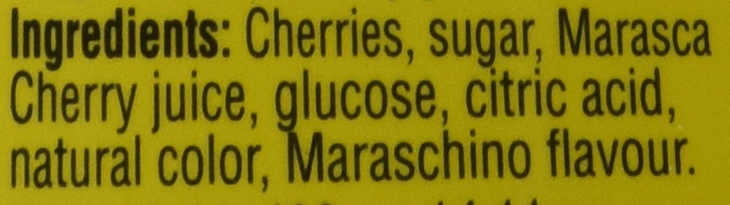 Gourmet Cocktail Maraschino Cherries 400G Jar