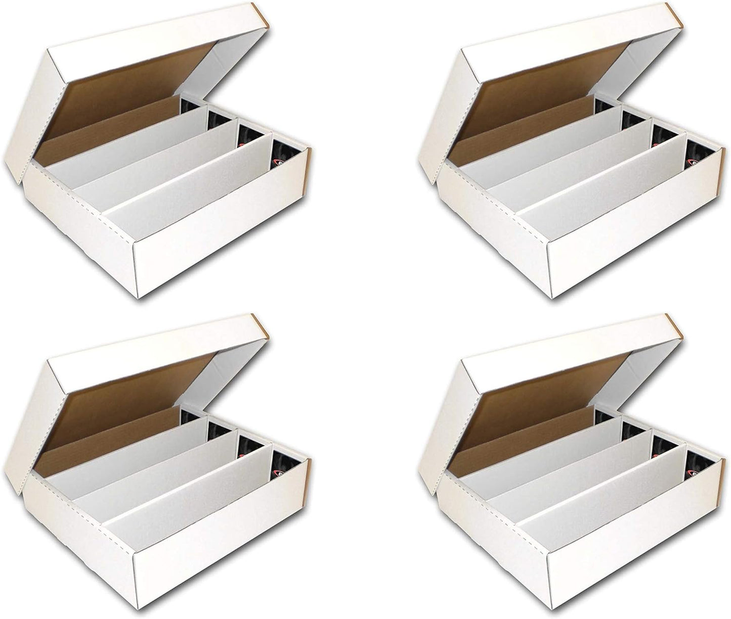 BCW 3200-Count Monster Storage Box for Standard 20pt Trading Cards, 200 lb. Test Strength 4 pk