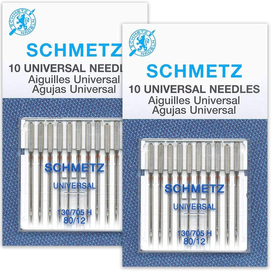Schmetz Universal Sewing Machine Needles - Size 80/12