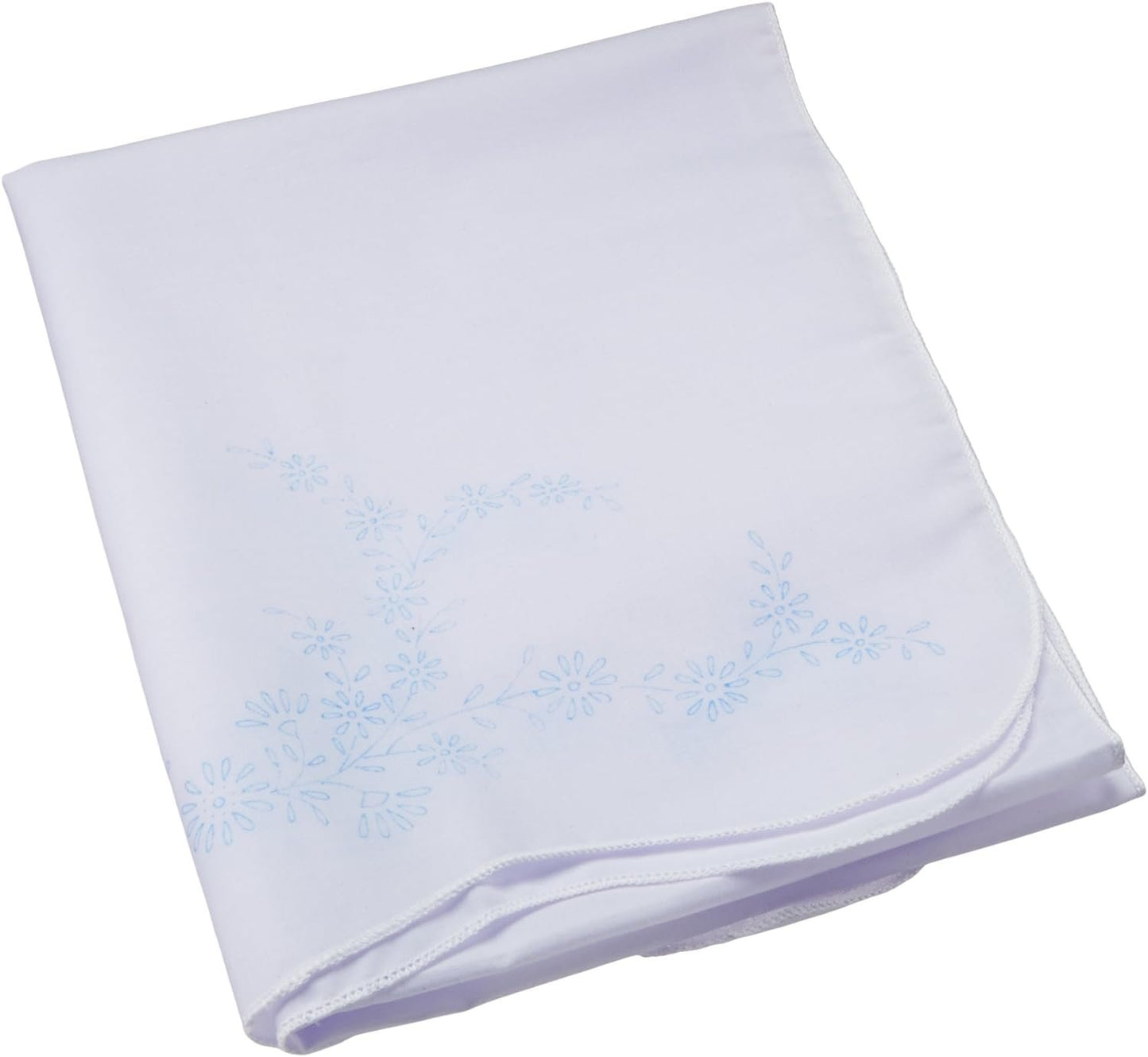 Tobin Stamped Dresser Scarf, Reflections, 14" x 39" Embroidery Kit, White