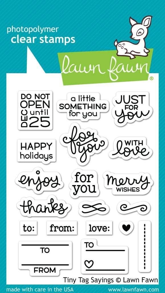 Lawn Fawn Clear Stamps - Tiny Tag Sayings (LF1222)