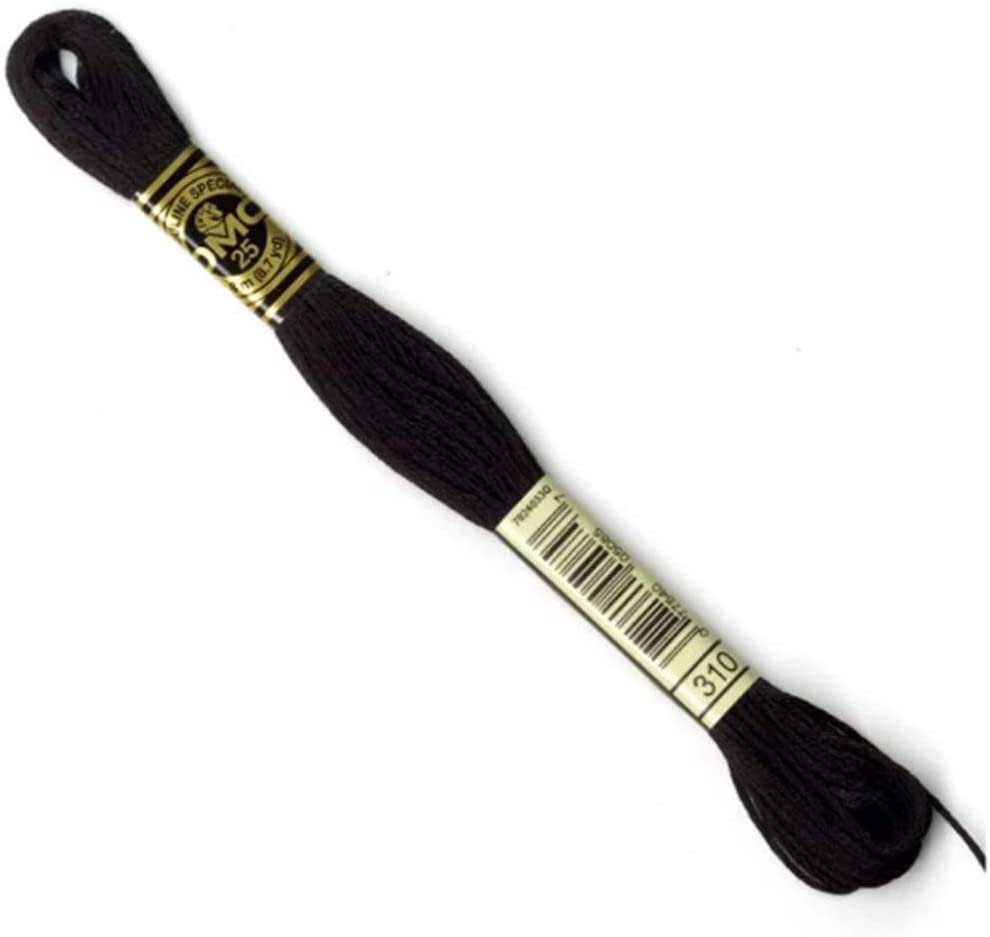 DMC Stranded Cotton Embroidery Thread 310 - per Skein