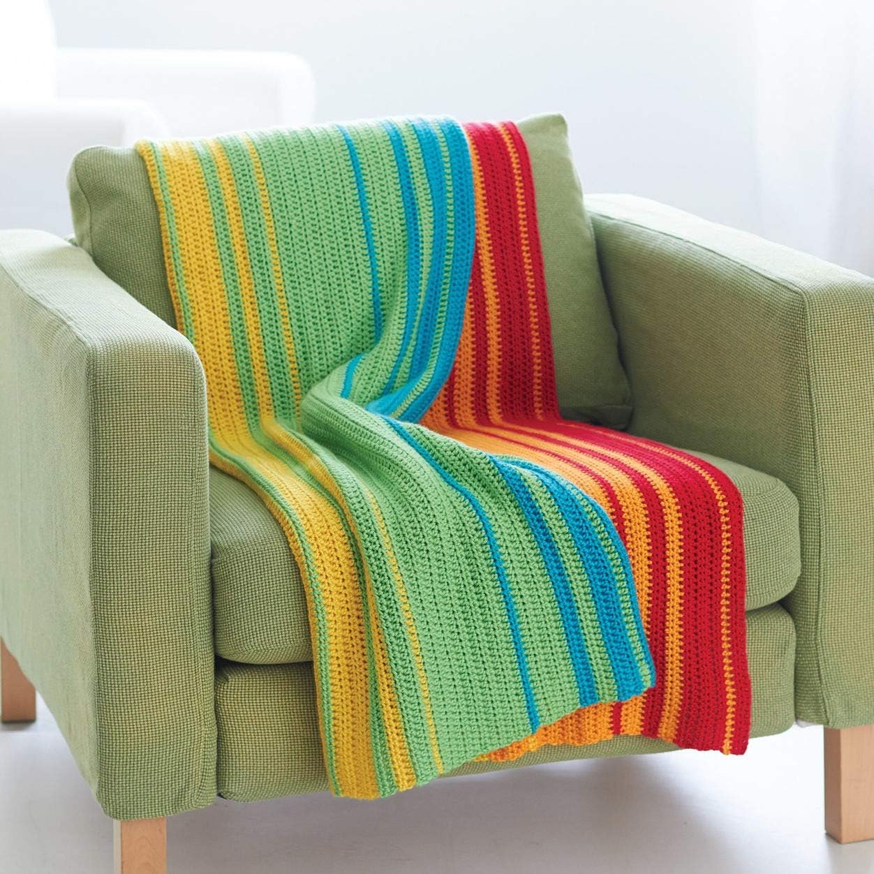 Caron Simply Soft Party Solids Yarn, Gauge 4 Medium Worsted, - 6 oz - Chartreuse