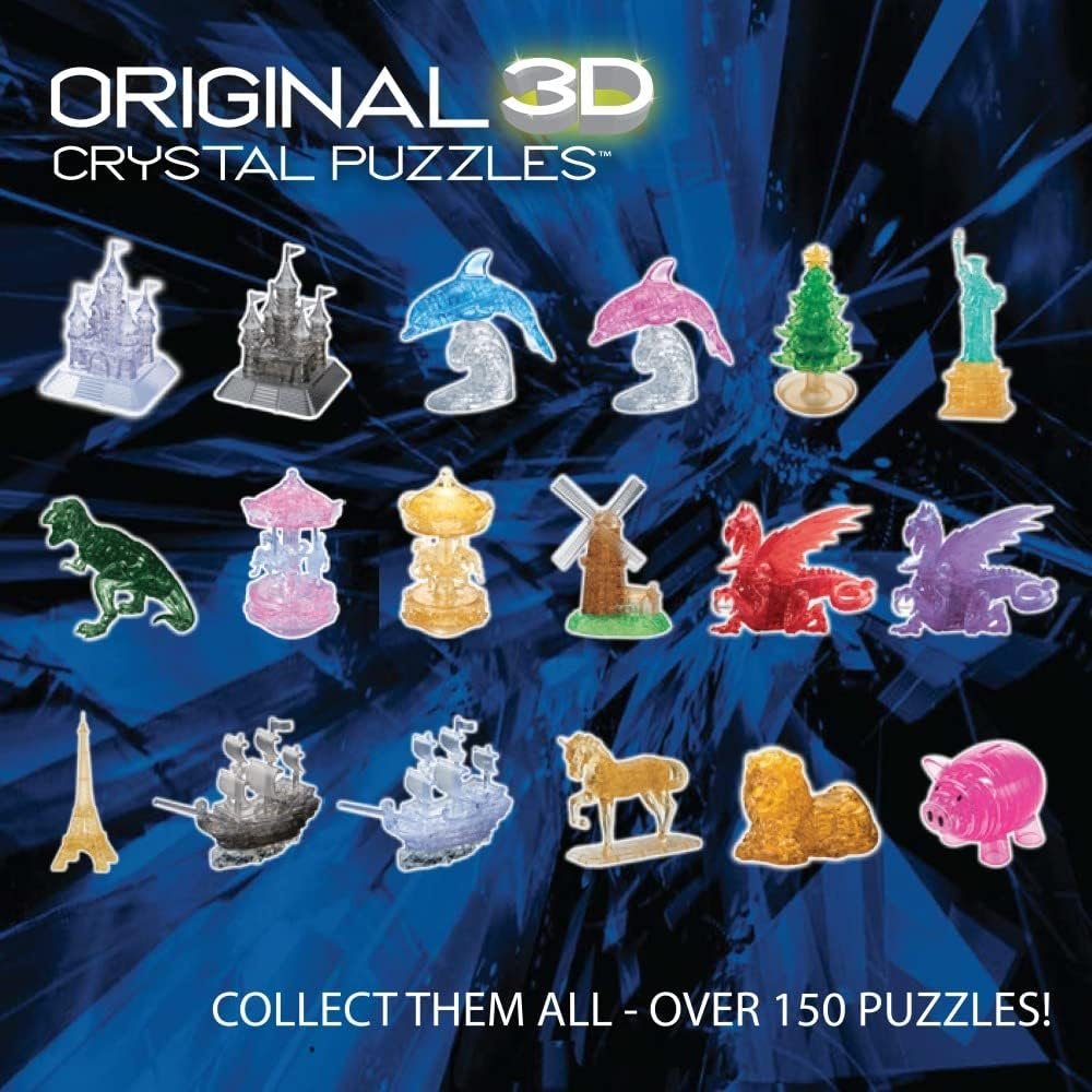 Original 3D Crystal Puzzle - Deluxe Carousel