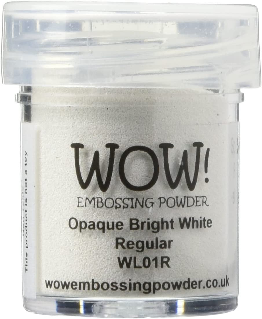 Wow Embossing Powder 15ml-Opaque Bright White