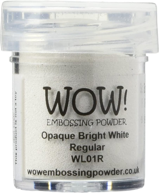 Wow Embossing Powder 15ml-Opaque Bright White