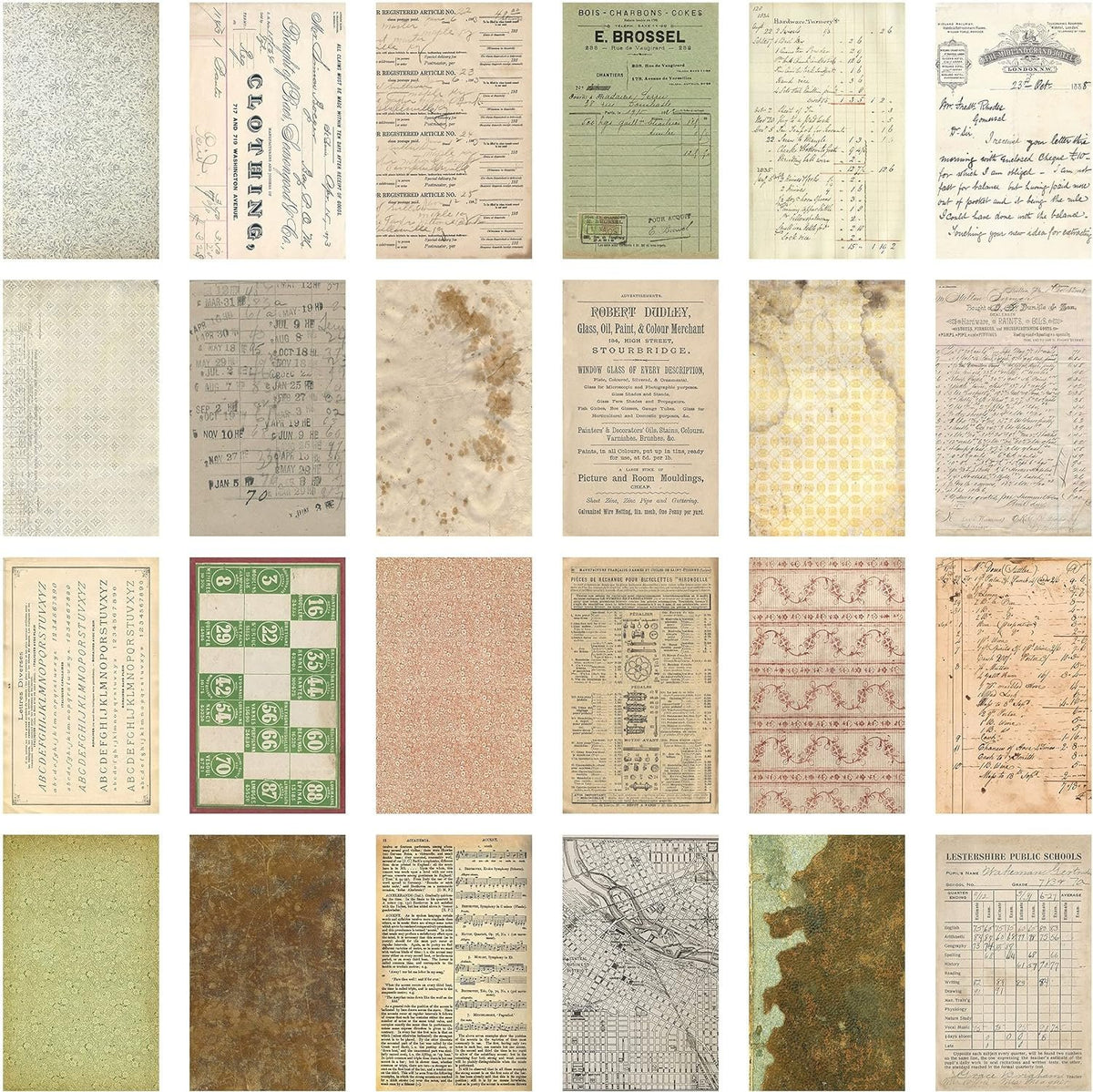 Tim Holtz Backdrops 1 Craft and Hobby, Volume #1 24