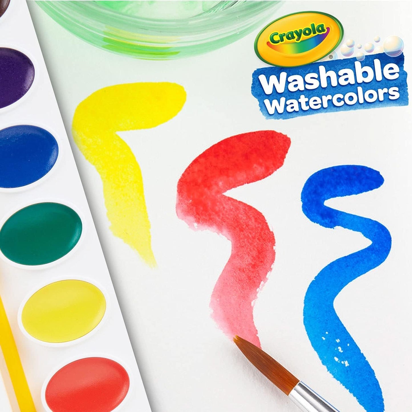 Crayola Washable Watercolors 8 Each Pack of 6 | 5 Color Flags