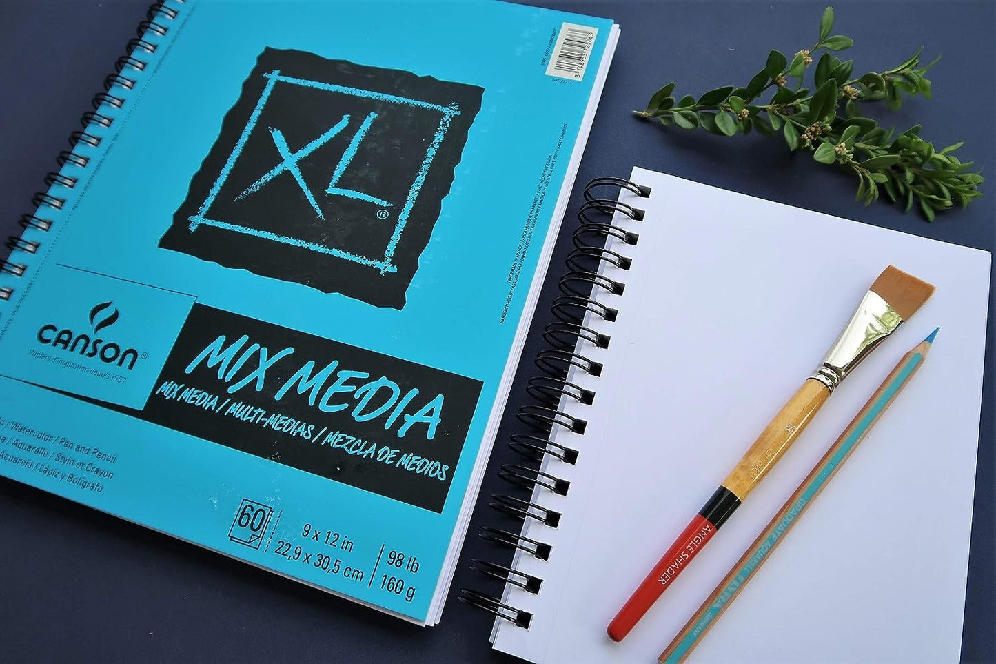 Canson 100510929 XL Series Mix Media Paper Pad, 98 Pound, 11 x 14 Inches, 60 Sheets