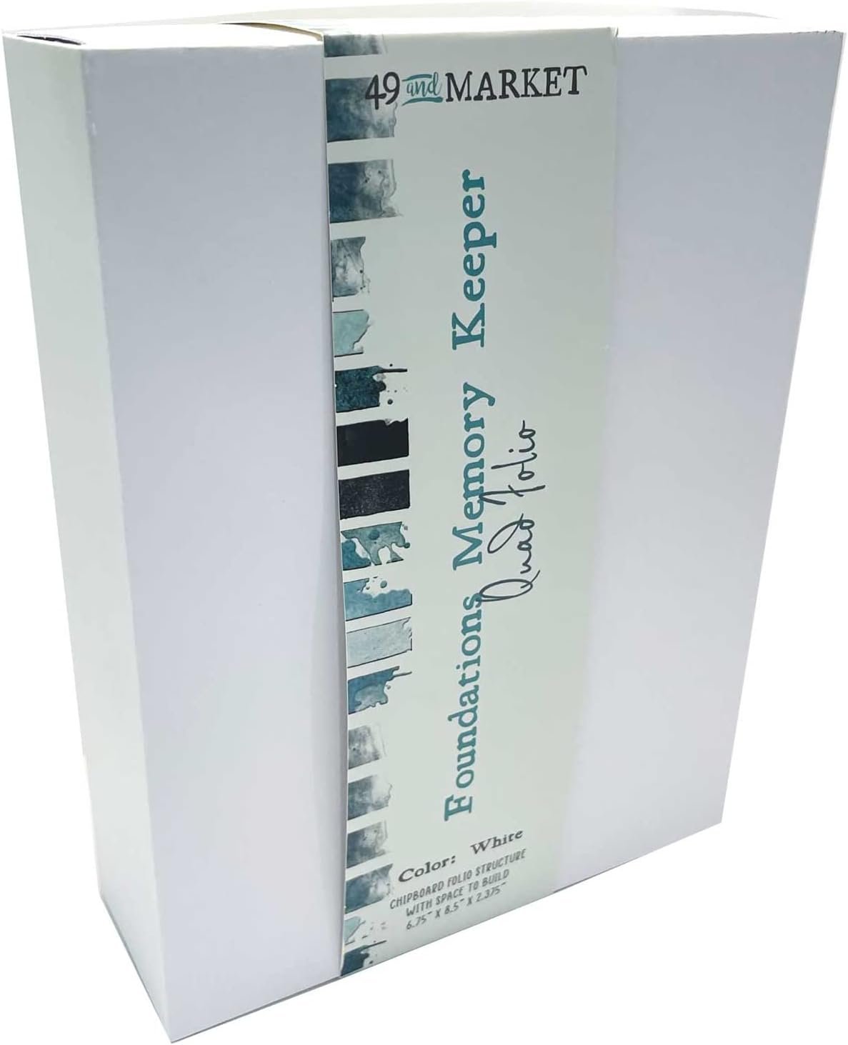49 And Market Foundations Memory Keeper Quad Folio-White