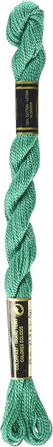 DMC 115 5-943 Pearl Cotton Thread, Medium Aquamarine, Size 5