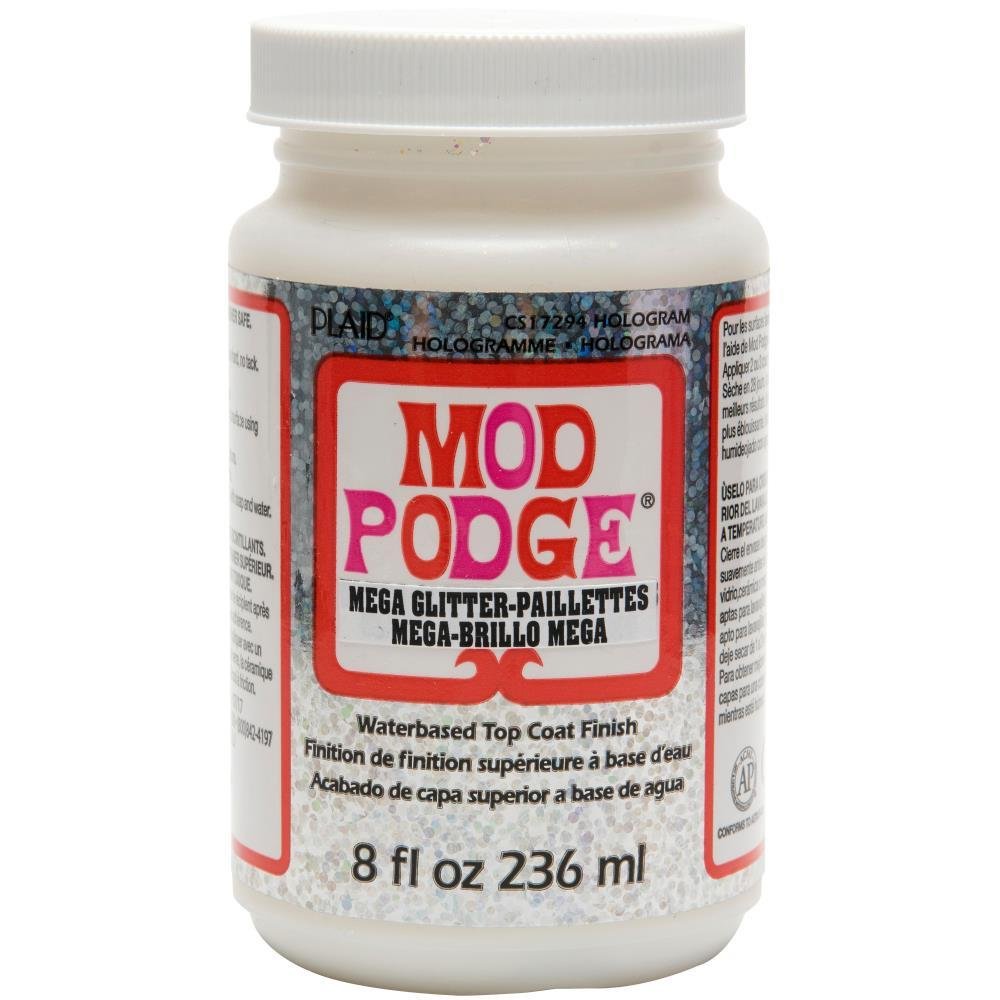 Mod Podge Mega Glitter Hologram 8oz