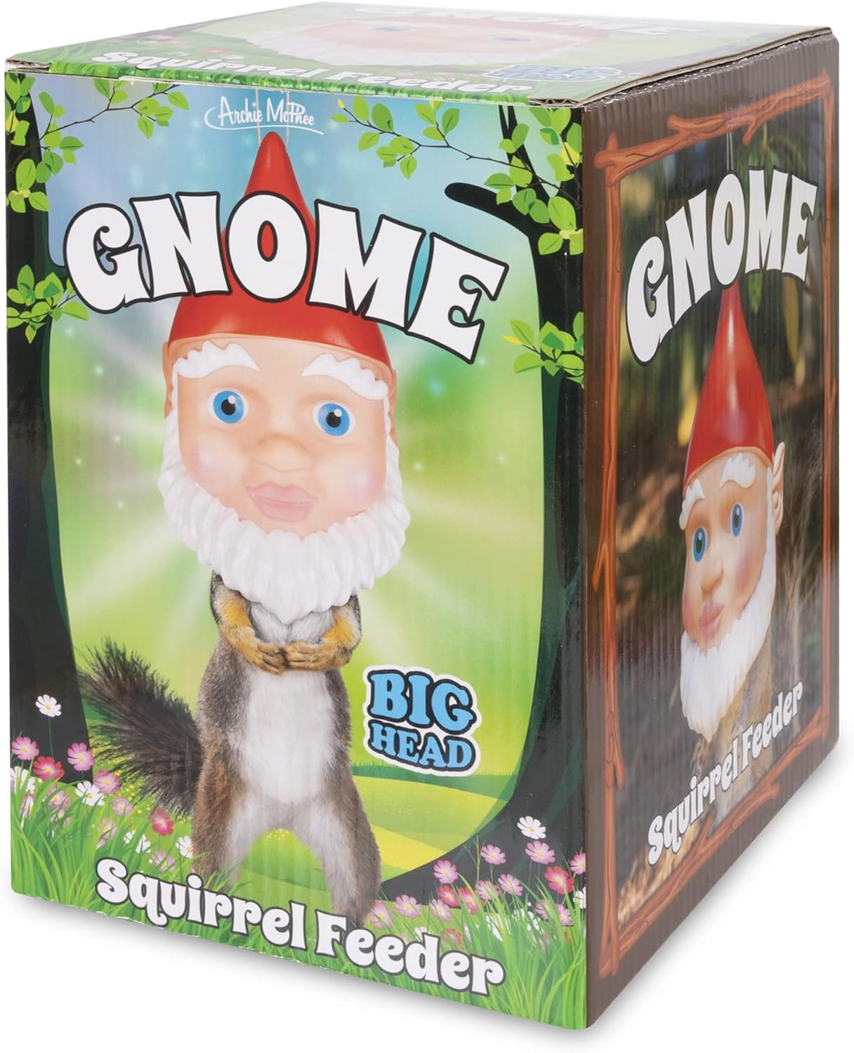 Mcphee Archie Funny Gnome Squirrel Feeder