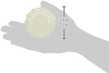DOODLEBUG Mini Doilies (75 Pack), Lily White