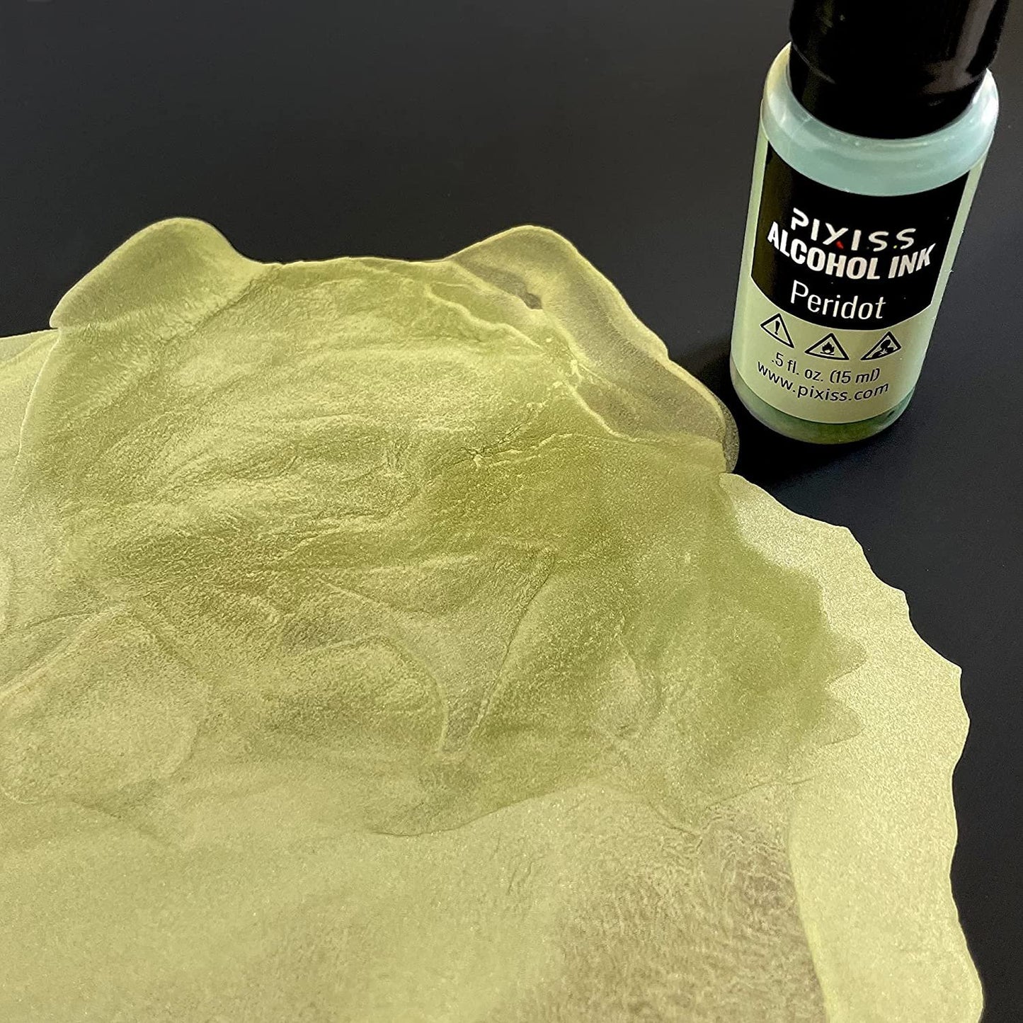 PIXISS Alcohol Ink Set of 5 - Shimmering Gemstone Hues