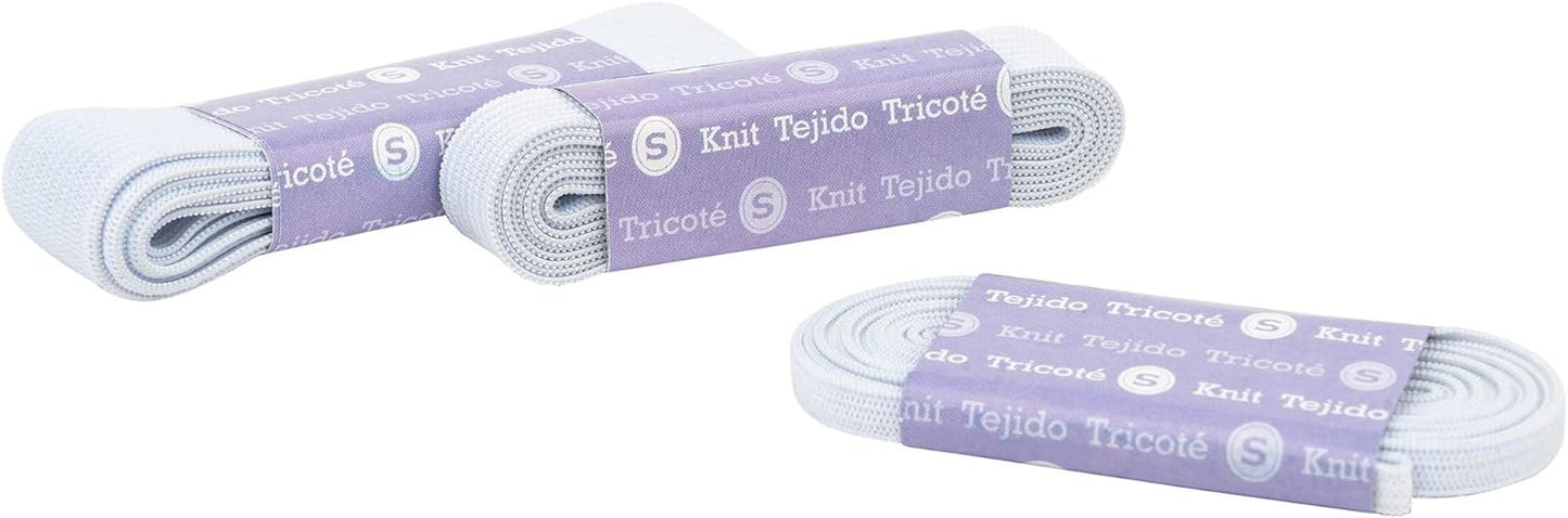 SINGER 00418 Knitted Elastic, 1 Pack, White