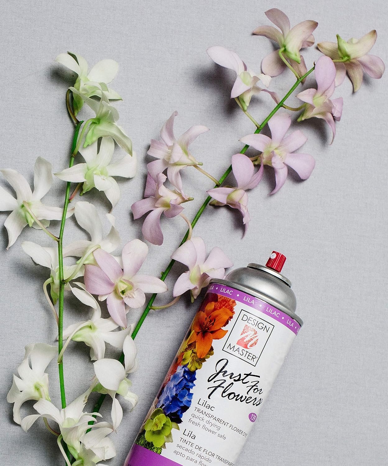 Design Master Just for Flowers Spray Dye, Lilac, 4 Piece