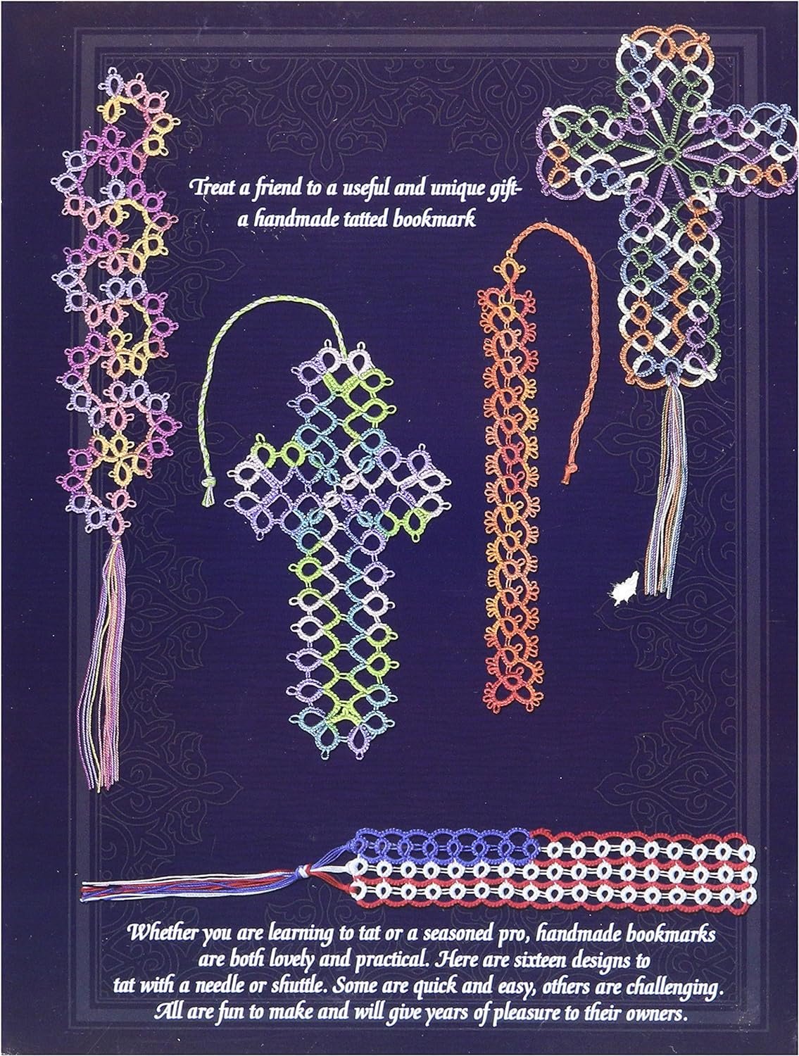 Handy Hands Tatted Bookmarks Needle & Shuttle