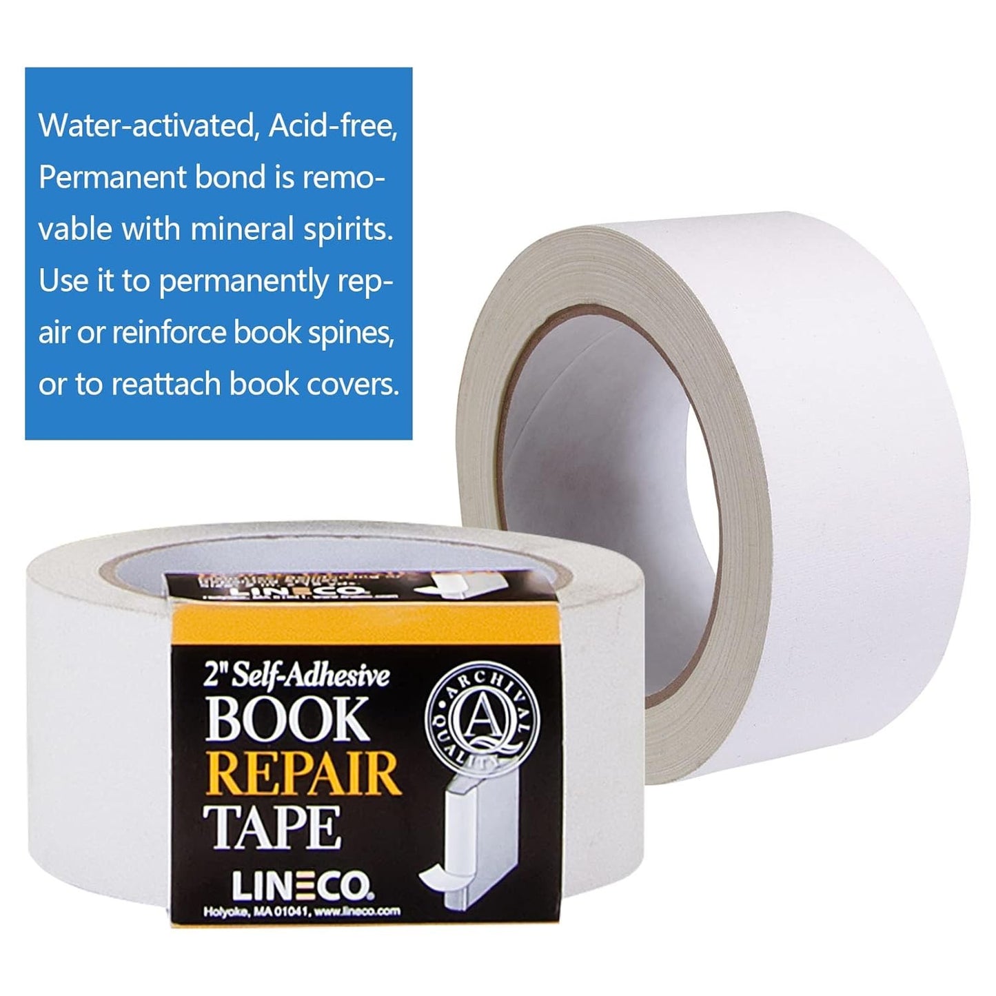 Lineco Book Repair Tape - 2 Inch Wide Self Adhesive