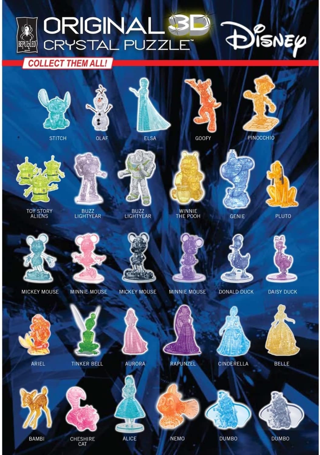 BePuzzled | Disney Donald Duck Original 3D Crystal Puzzle, Ages 12 and Up