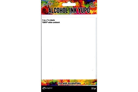 Ranger THoltz 5x7 White Alcohol Ink Yupo Paper