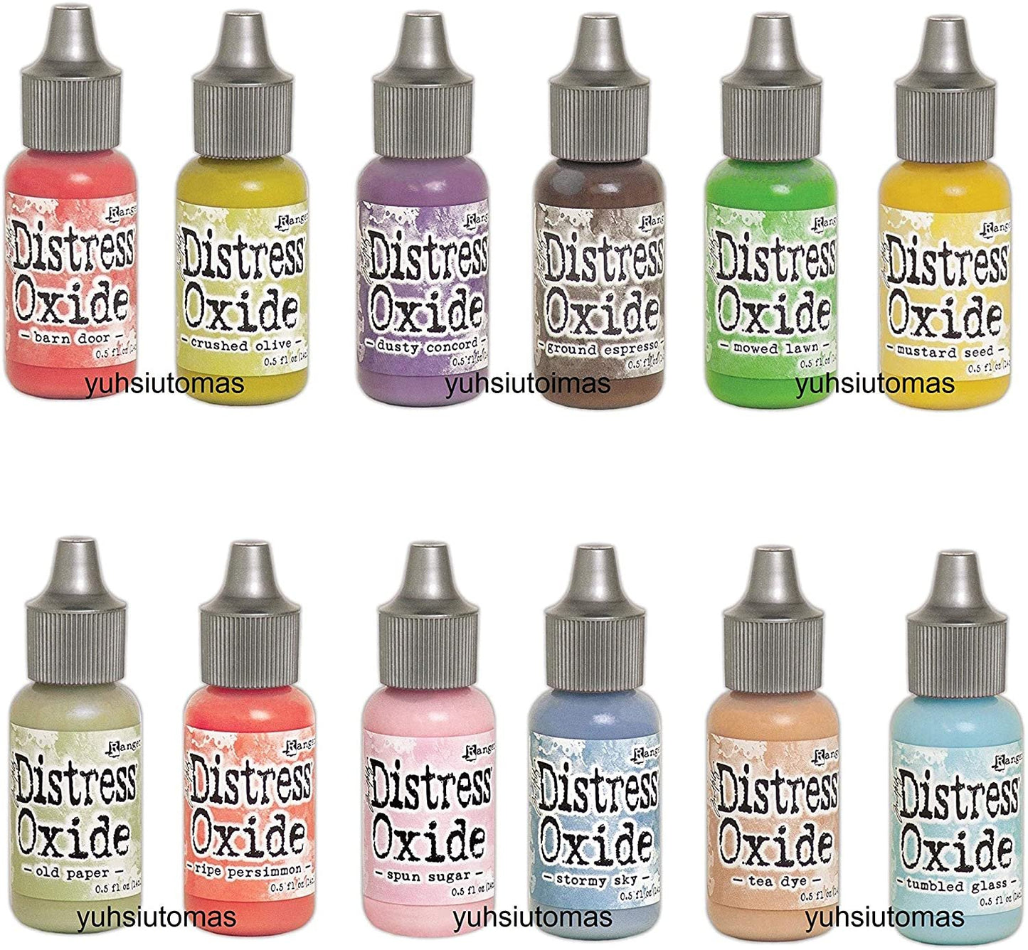 Ranger Tim Holtz Distress Oxide Reinker Set Of 12 (Summer 2018)