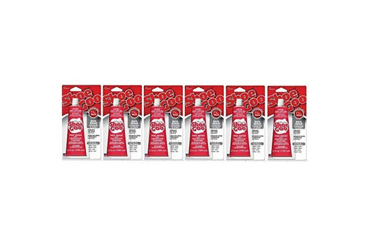 Shoe GOO Adhesive, 3.7 fl oz (6 Pack, Clear)
