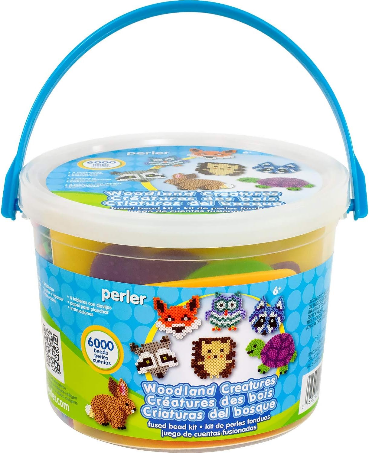 Perler Woodland Creatures Fuse Bead Bucket Craft Activity Kit