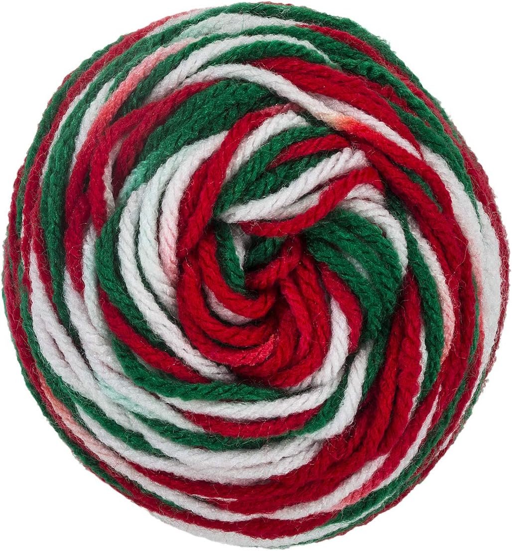 RED HEART Super Saver Yarn, Mistletoe Print