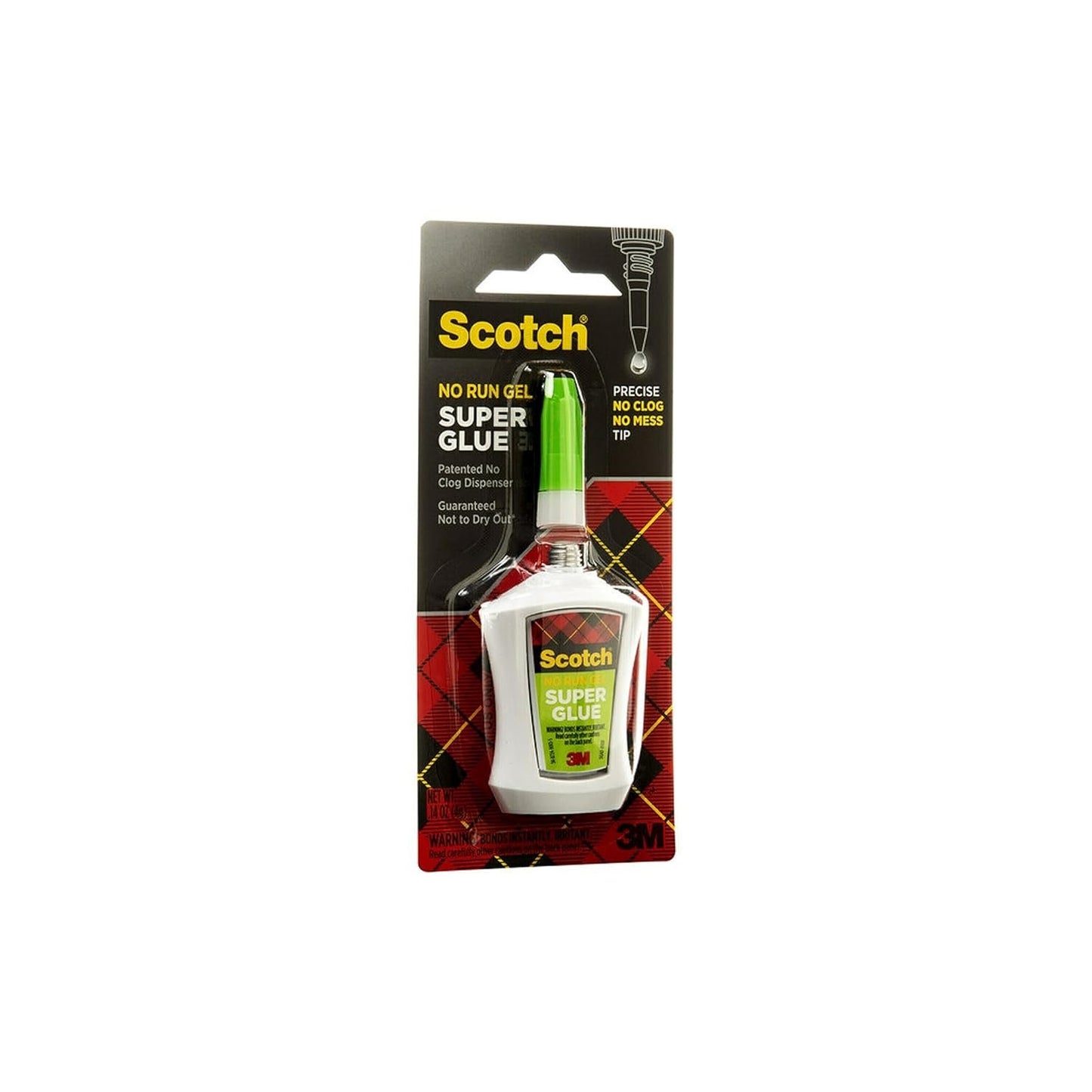 Scotch Super Glue Gel in Precision Applicator, 14 Ounces (AD125)