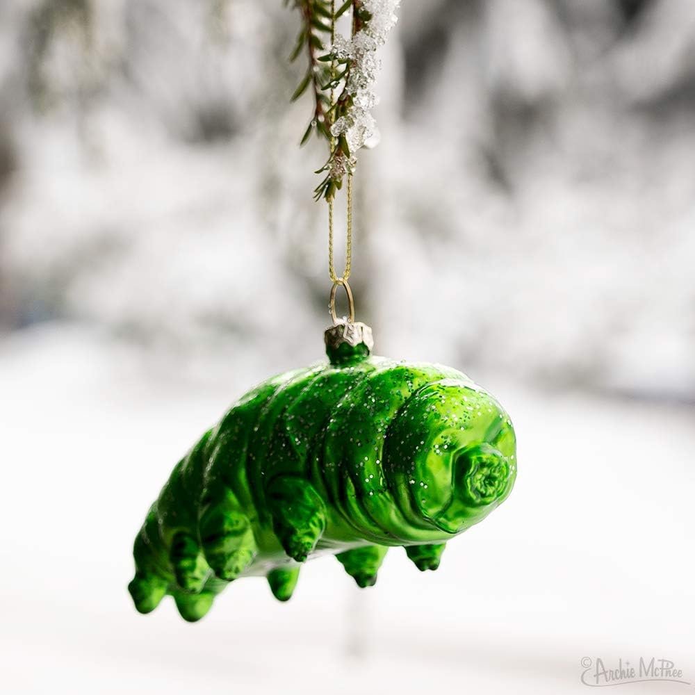 Archie McPhee Tardigrade Blown Glass Christmas Ornament!