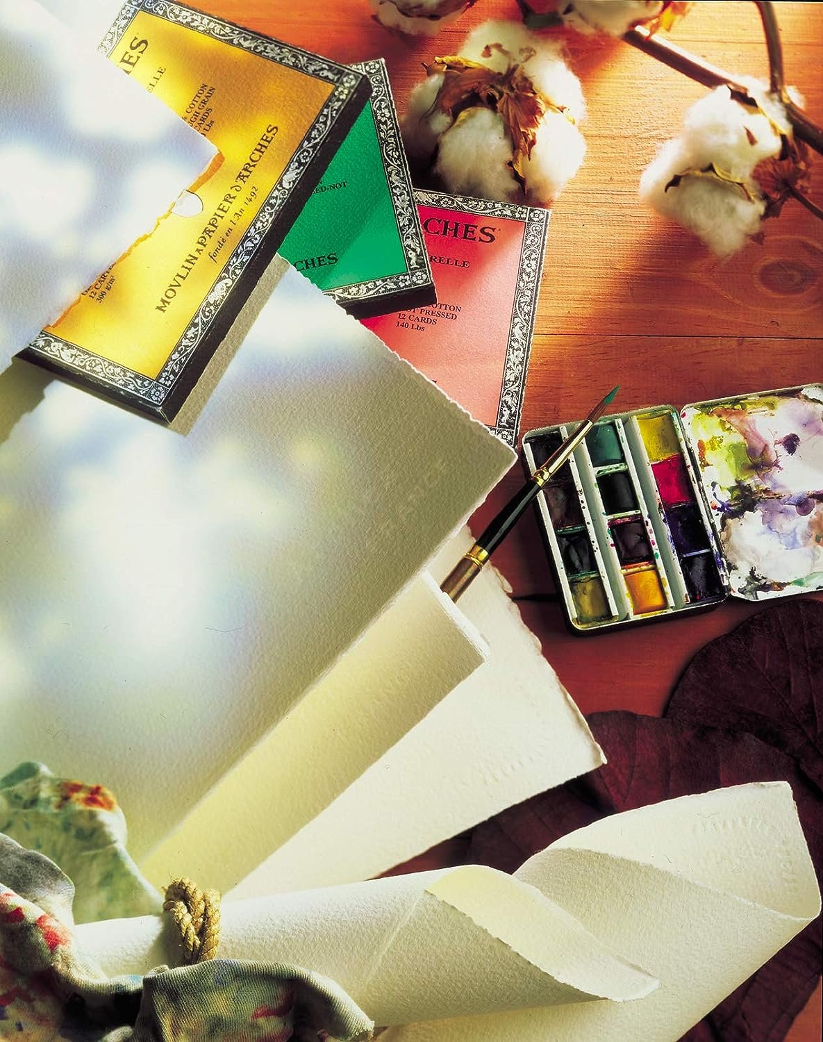 Arches Watercolor Paper 140 lb. Rough 12 Sheet Pad 9x12"