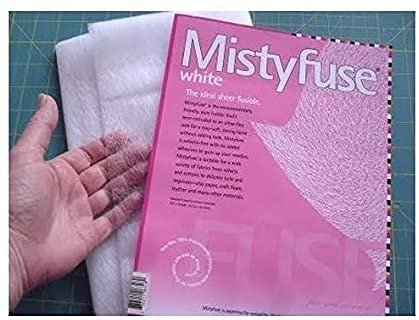 Mistyfuse Misty Fuse 10 Yards White Sheer Fusible Webbing