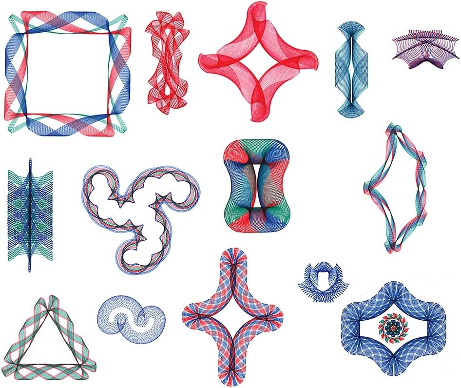 Kahootz Super Spirograph Design Set-- 50th Anniversary Edition with Twice as Many Gears -- For Ages 8+, Multi